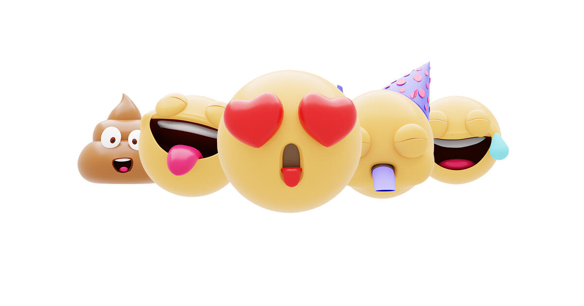 Sample preview of 3D emoji